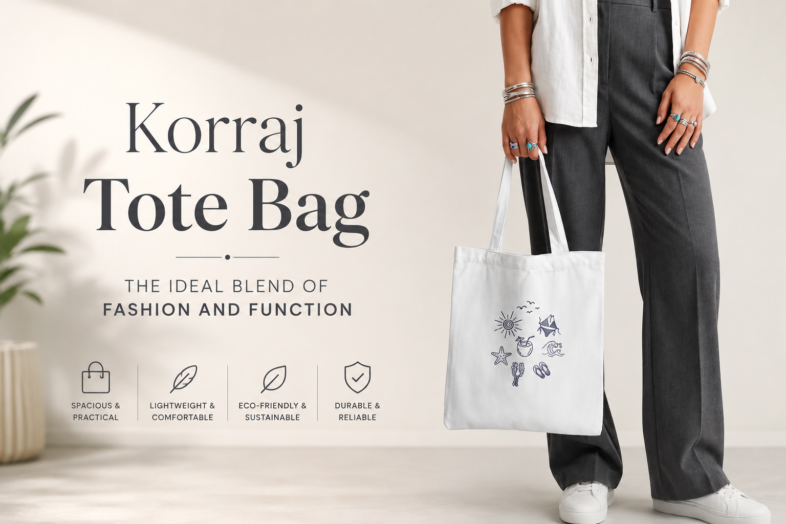 Korraj Tote Bag: The Ideal Blend of Fashion and Function